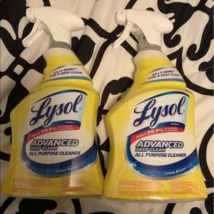 Lysol advanced deep clean